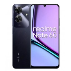 Oferta Relâmpago Celular Realme Note 60 256GB, 4GB RAM, Câmera Traseira Dupla de 32MP, Tela 6.74" Android 14, e Processador Octa Core Preto